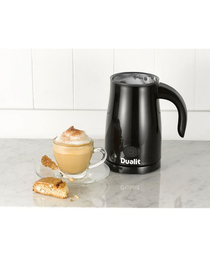 Dualit Black HotCold Milk Frother & Reviews Coffee Makers Kitchen