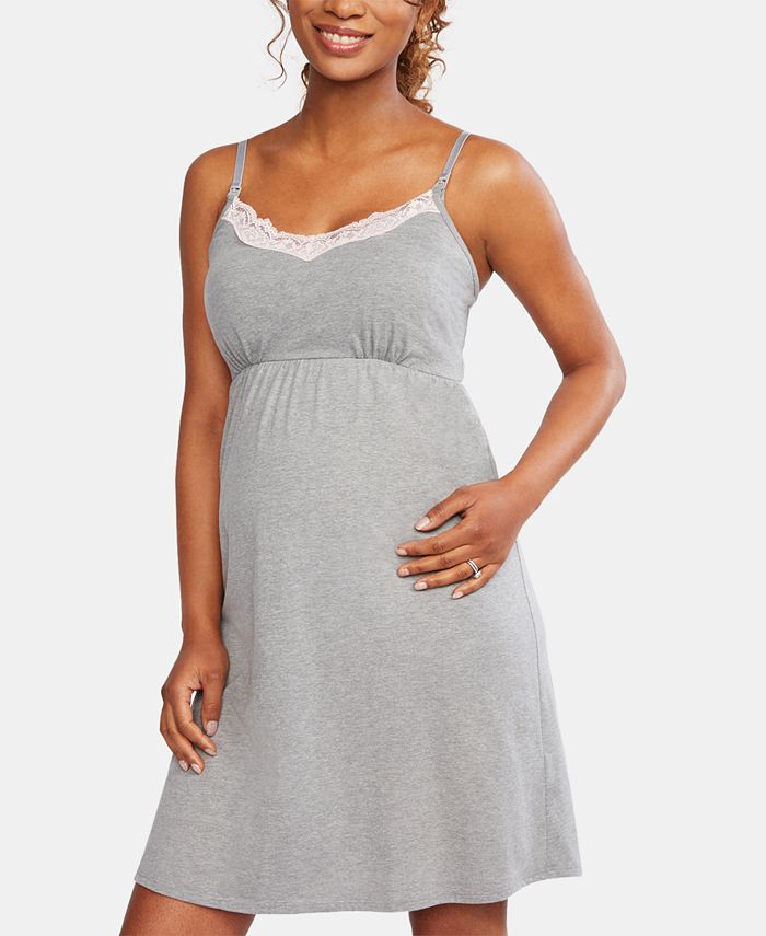 sleeveless maternity nightie
