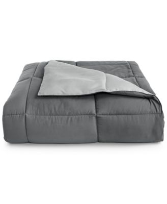 Martha Stewart Essentials Reversible Down Alternative Twin Comforter, Created for Macy's