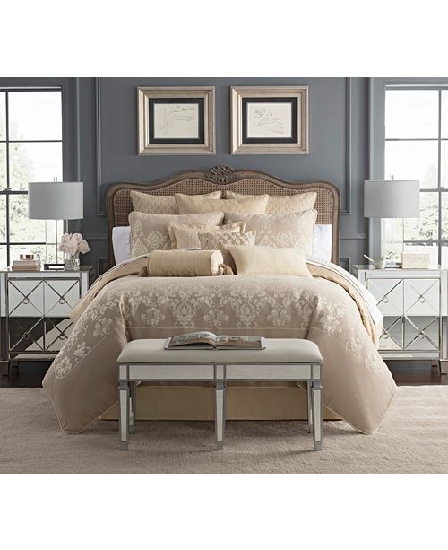 Waterford Abrielle Champagne Reversible California King 4 Piece Comforter Set Reviews Comforters Fashion Bed Bath Macy S Sleep in comfort with these king single sheet sets.