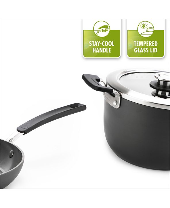 GreenPan Levels 6Pc. Stackable Ceramic Nonstick Cookware Set & Reviews
