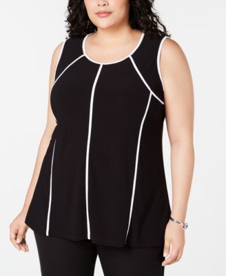 macys plus size tank tops