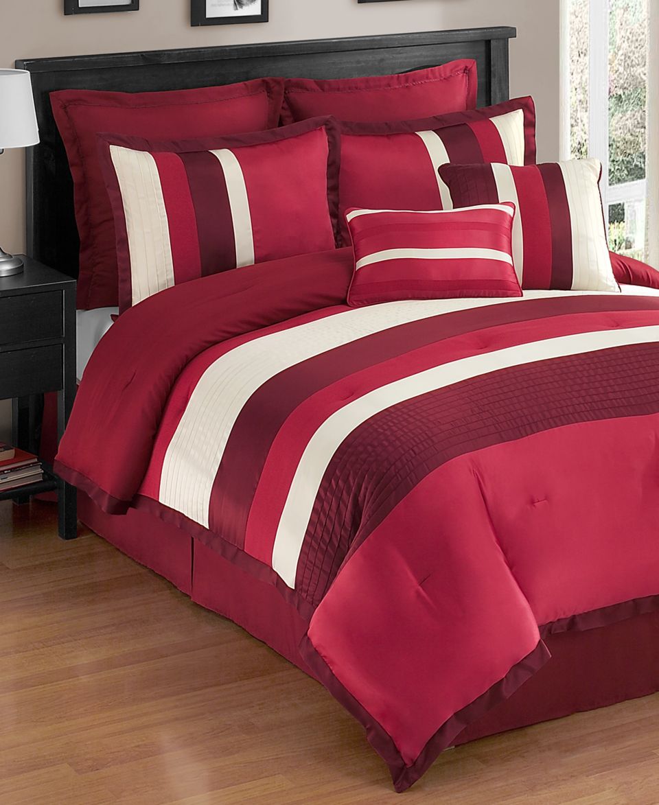 Savoy 8 Piece California King Comforter Set   Bed in a Bag   Bed