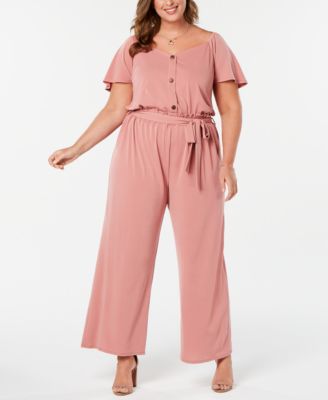 macy's womens plus size jumpsuits