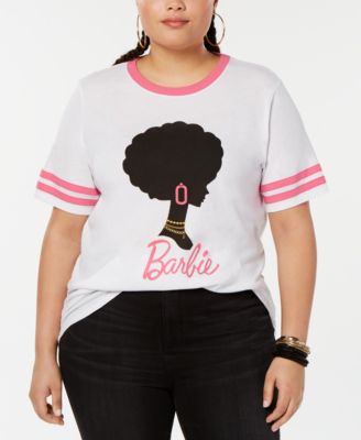 plus size pink barbie shirt