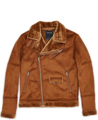 suede fleece lined jacket