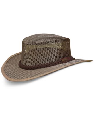 stetson men's mesh covered hat