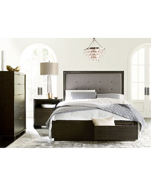 Furniture Morgan Storage King Bed Created For Macys Reviews Furniture Macy S