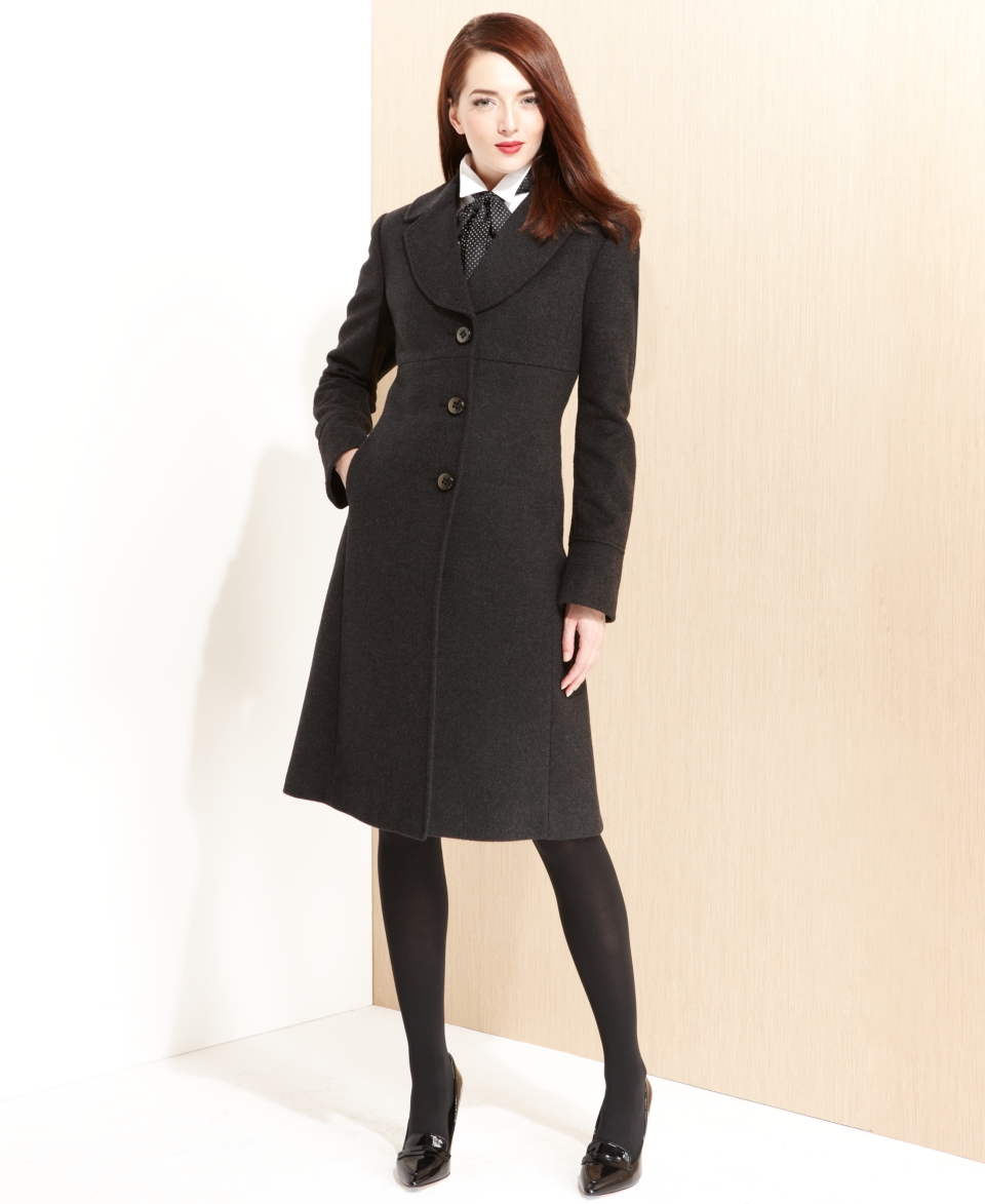 Jones New York Wool Blend Walker Coat   Coats   Women