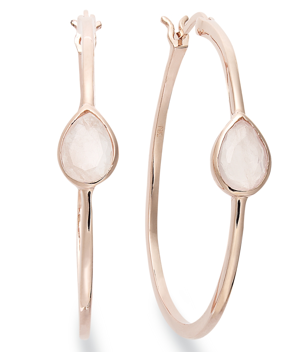 Victoria Townsend 18k Rose Gold Over Sterling Silver Earrings, Rose