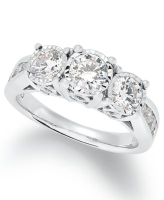 platinum trinity ring