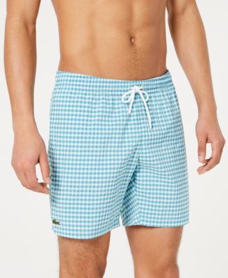 lacoste men's swim trunks