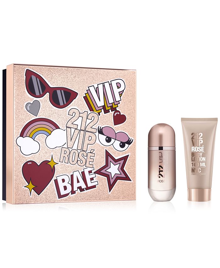 Carolina Herrera 212 Vip Rose Eau De Parfum 2 Pc Gift Set Reviews All Perfume Beauty Macy S Carolina herrera 212 vip rose set. carolina herrera 212 vip rose eau de