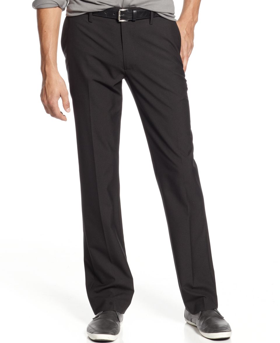 Kenneth Cole Reaction Pants, Stripe Flat Front Slant Pocket Pants