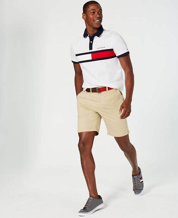 Tommy Hilfiger Men's Custom Fit Holly Polo, Created for Macy's ...