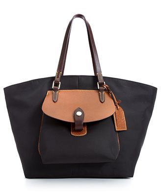 Dooney & Bourke Nylon Pocket Shopper - Handbags & Accessories - Macy's