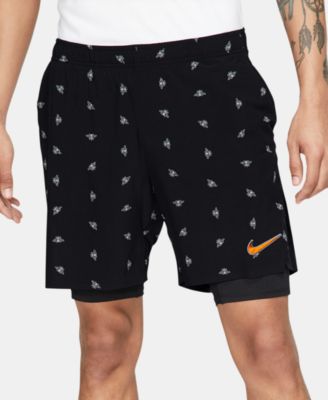 nike men's court flex ace printed tennis shorts