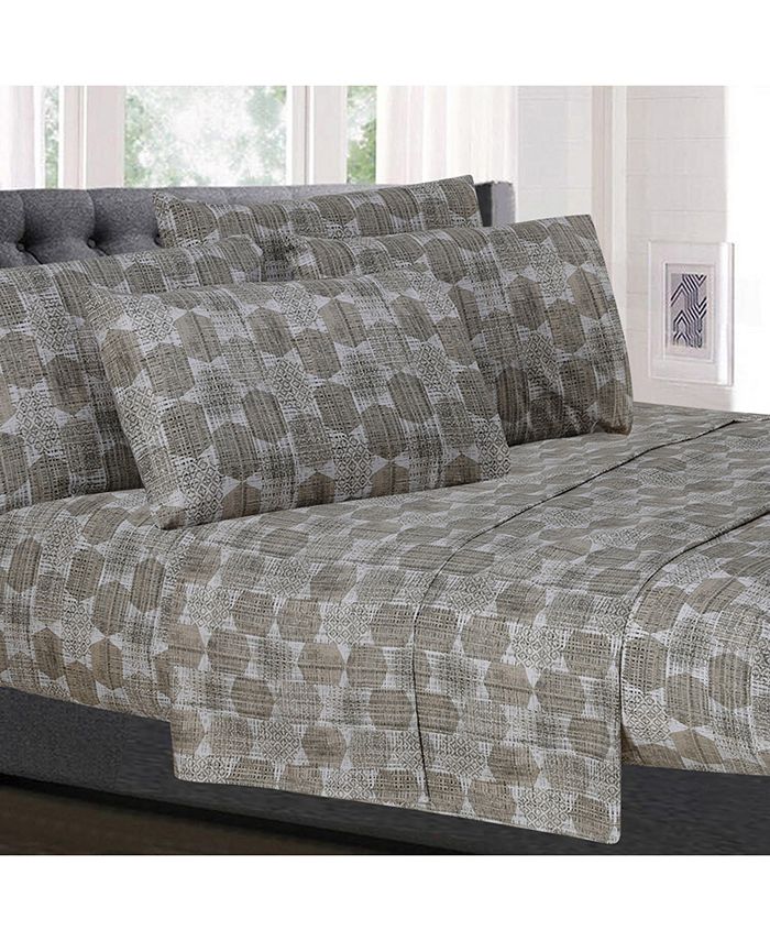 Sweet Home Collection Printed Sheet Sets Reviews Sheets Pillowcases Bed Bath Macy S