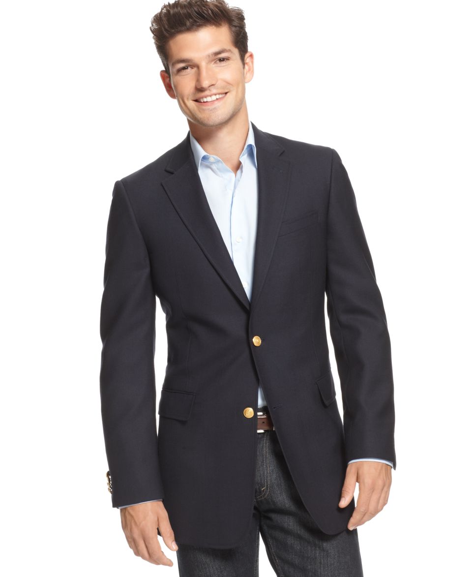 DKNY Jacket, Navy Blazer Slim Fit   Mens Blazers & Sport Coats   