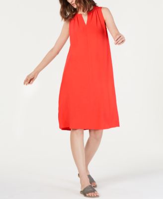 eileen fisher orange dress