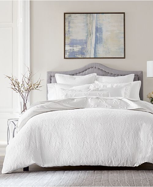 Hotel Collection Classic White Matelasse Bedding Collection Created For Macy S Reviews Bedding Collections Bed Bath Macy S