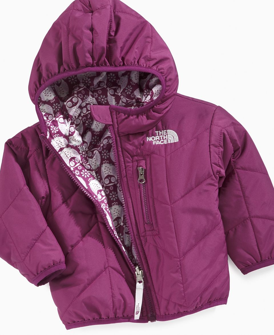 The North Face Baby Jacket, Baby Girls Throwback Nuptse Jacket   Kids