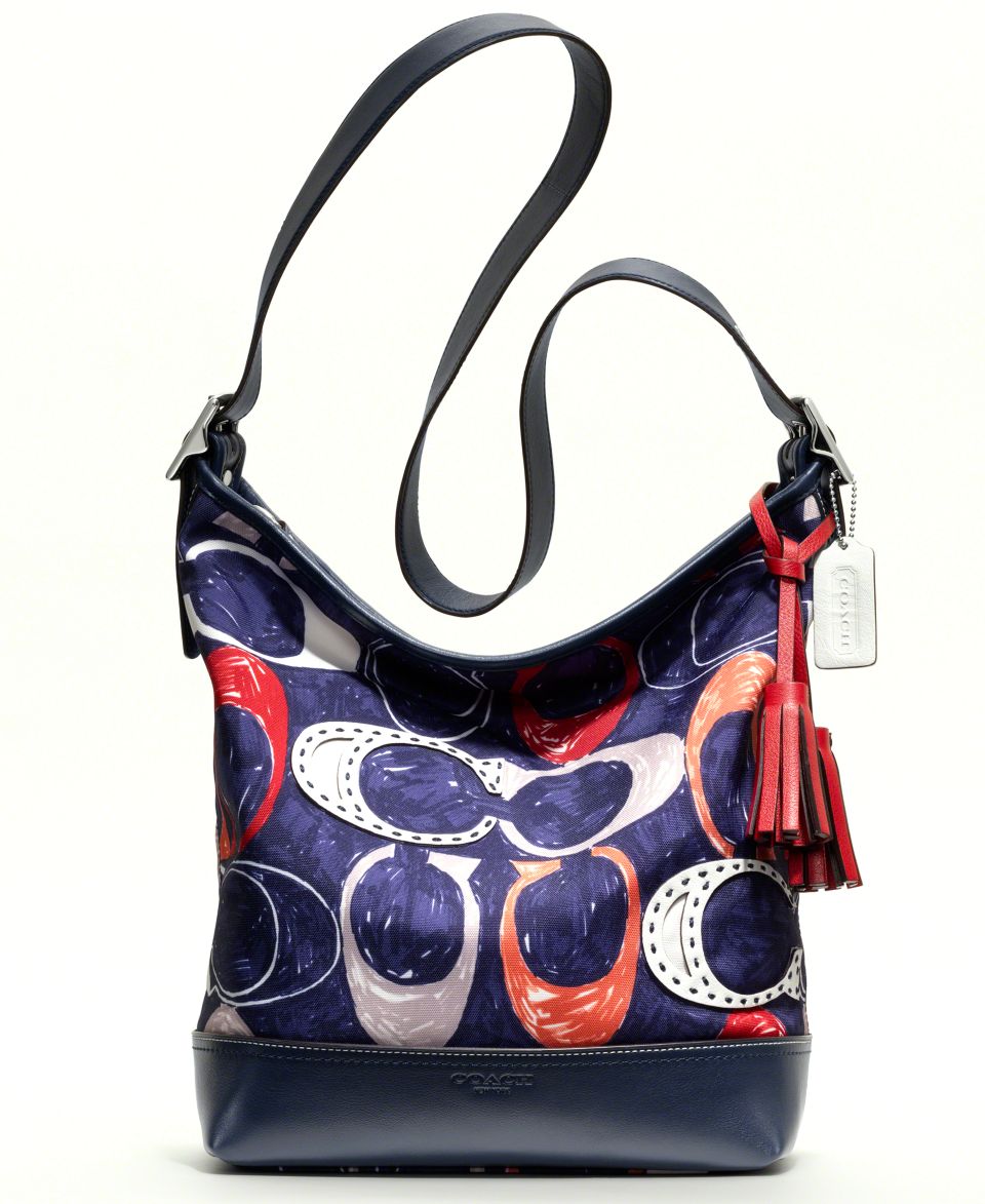 COACH LEGACY HERITAGE SIGNATURE C PRINT DUFFLE