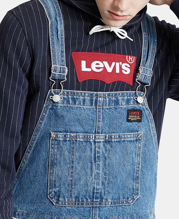 levis denim overalls mens