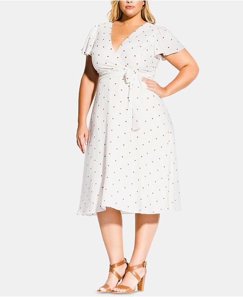 City Chic Trendy Plus Size Sweet Doll Dress Reviews Dresses Plus Sizes Macy S