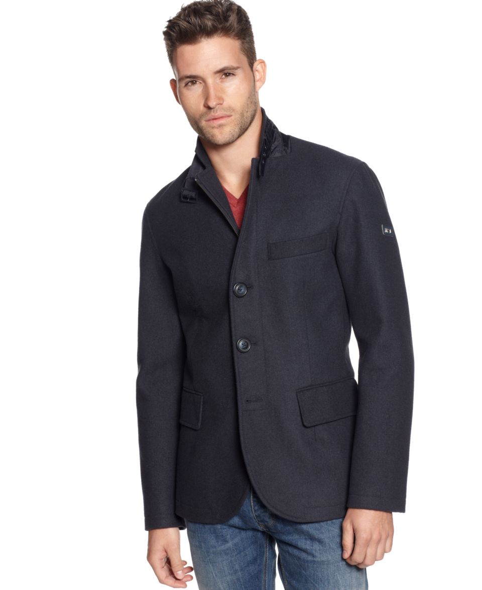 Armani Jeans Jacket, Three Button Blazer Style Jacket   Blazers & Sport Coats   Men