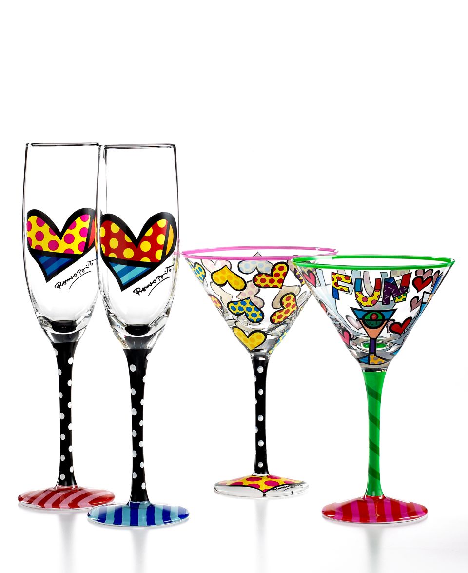 Lolita Glassware, Love My Letter Wine Glass Collection