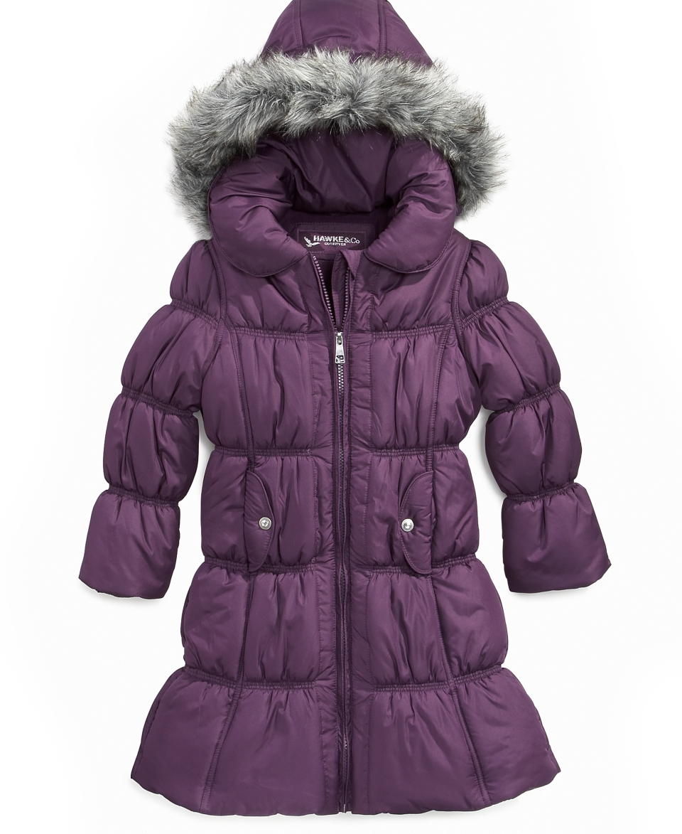 Hawke & Co. Kids Jacket, Girls and Little Girls Full Length Puffer