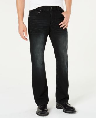 men's black bootcut jeans