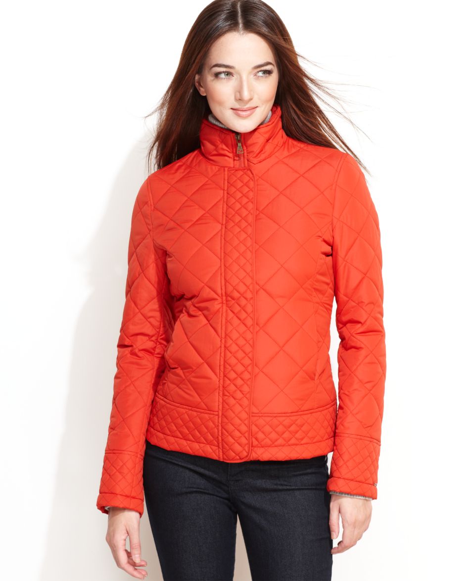 Esprit Jacket, Hooded Diamond Quilted   Womens Coats