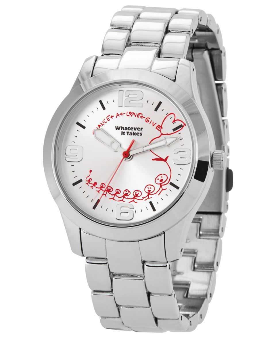 Whatever It Takes Watch, Womens Penelope Cruz Silver Tone Bracelet