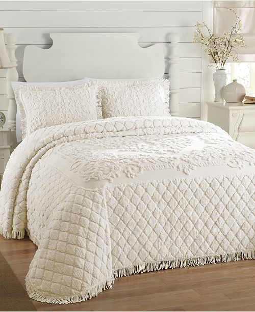 Lamont Closeout Josephine Full Chenille Bedspread Reviews Quilts Bedspreads Bed Bath Macy S