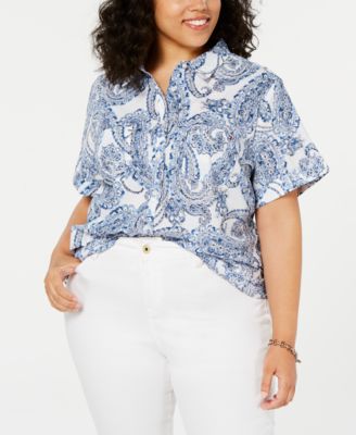 macys plus size tops on sale