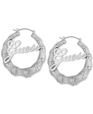 guess bamboo earrings