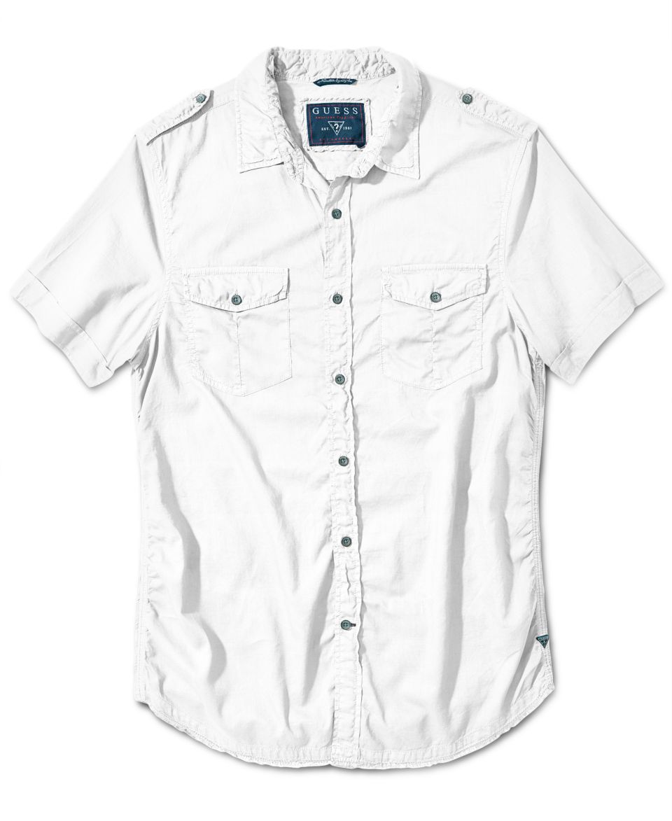 Guess Jeans Shirt, Preston Short Sleeve Shirt