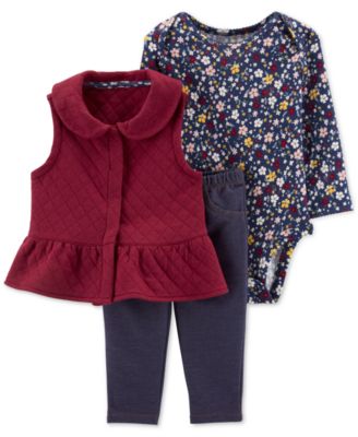 carters girls vest