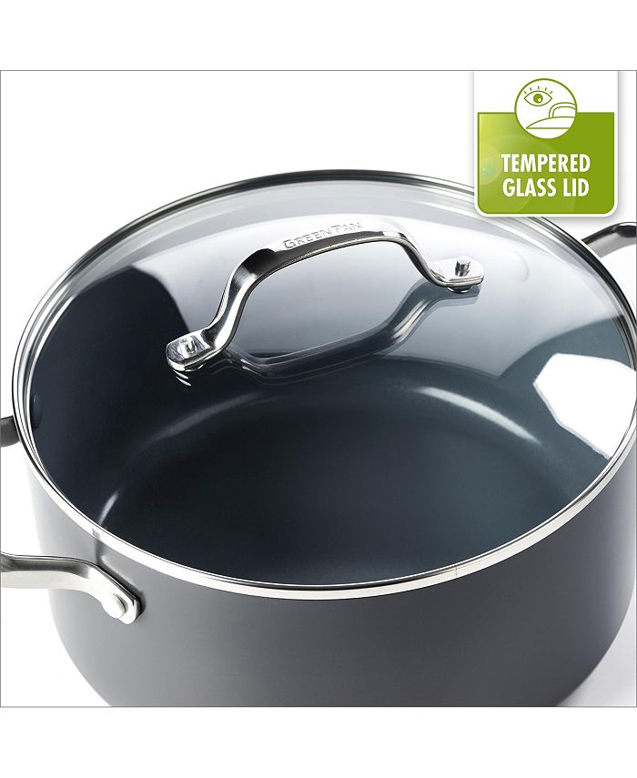 GreenPan Valencia Pro Ceramic NonStick 11Pc. Cookware Set & Reviews