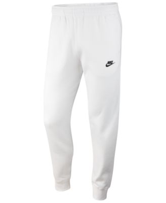 white and black nike sweatpants