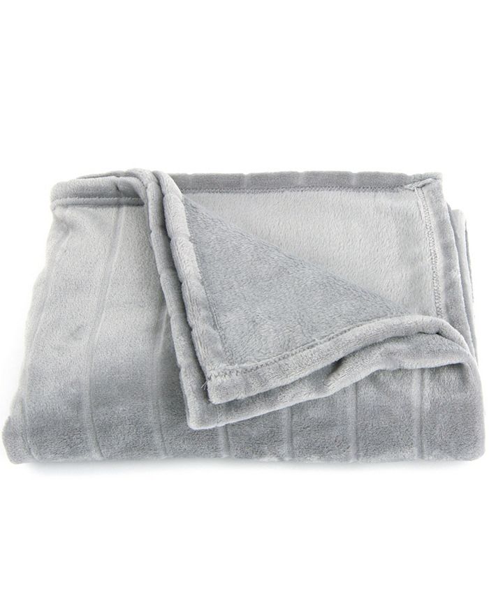 Cheer Collection Flannel Throw Blanket Reviews Blankets Throws Bed Bath Macy S