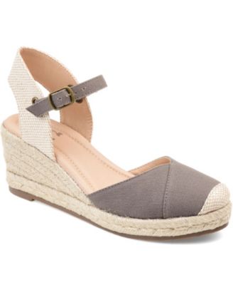 journee collection monte espadrille wedge sandal