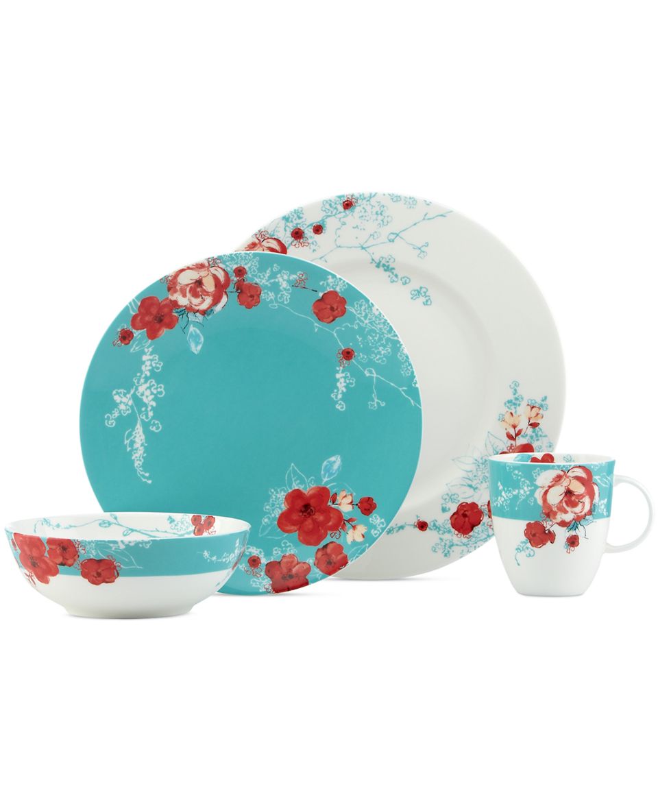 Lenox Simply Fine Dinnerware, Chirp Scarlet Collection   Fine China