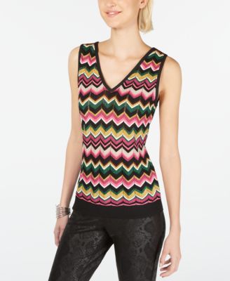 macys knit tops