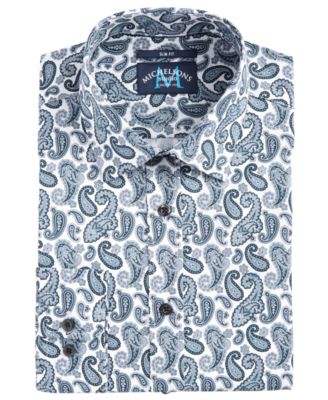 paisley print dress shirt