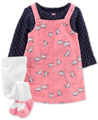 carters baby girl tights