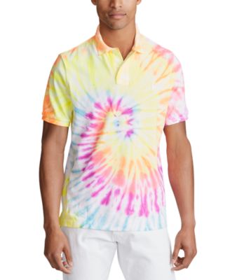 Tie-Dye Knit Polo Shirt 