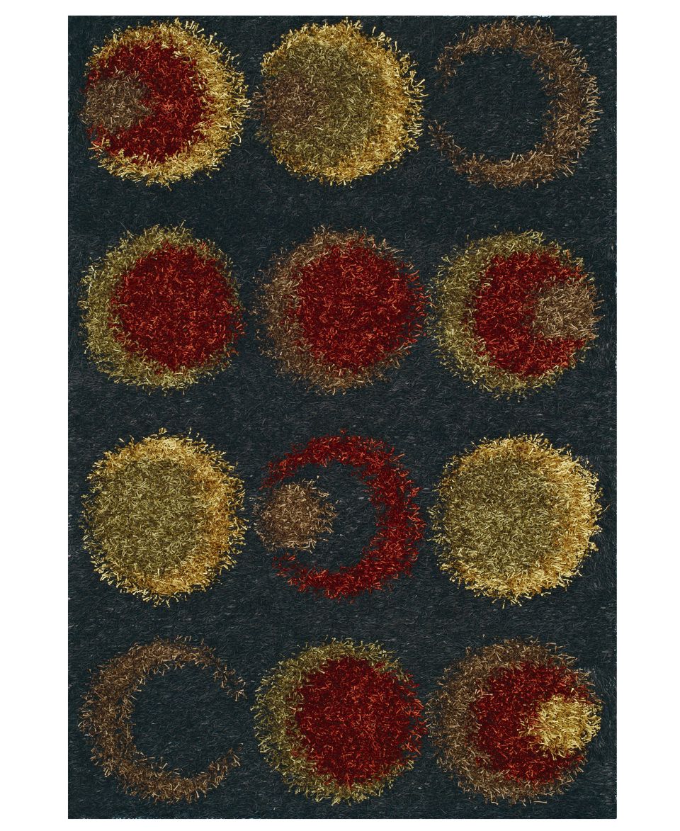 Nourison Area Rug, East Hampton Flocked Grey 23 x 39   Rugs   